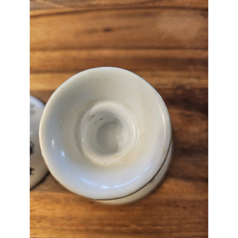 TWO Vintage‎ Toyo Hand Painted In Macau Ceramic Taper Candle Holders 4" - Picture 8 of 14